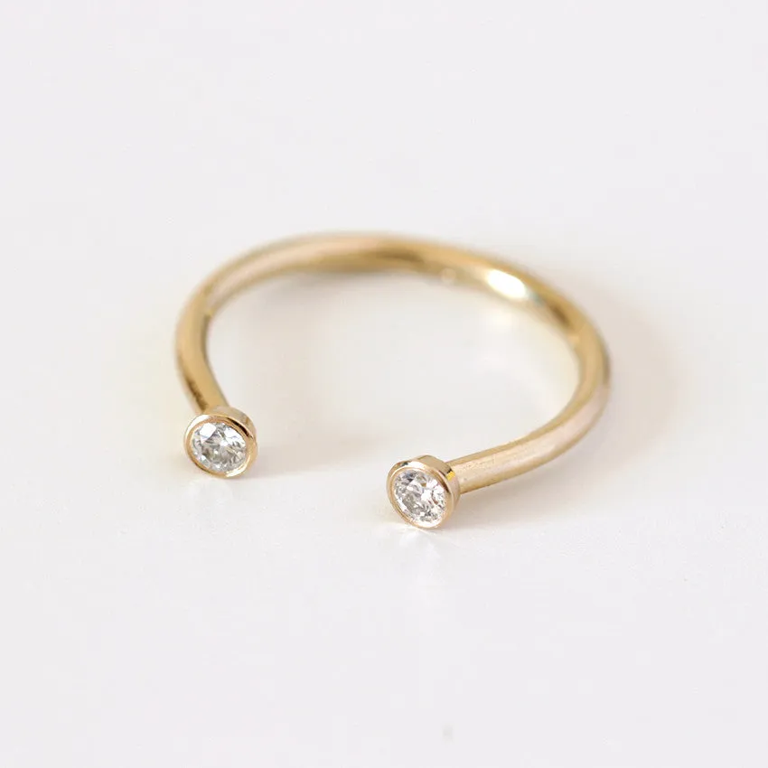 Dual Diamond Ring - Medium