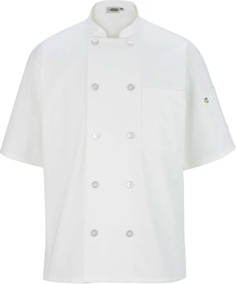 Edwards 10 Button Short Sleeve Chef Coat