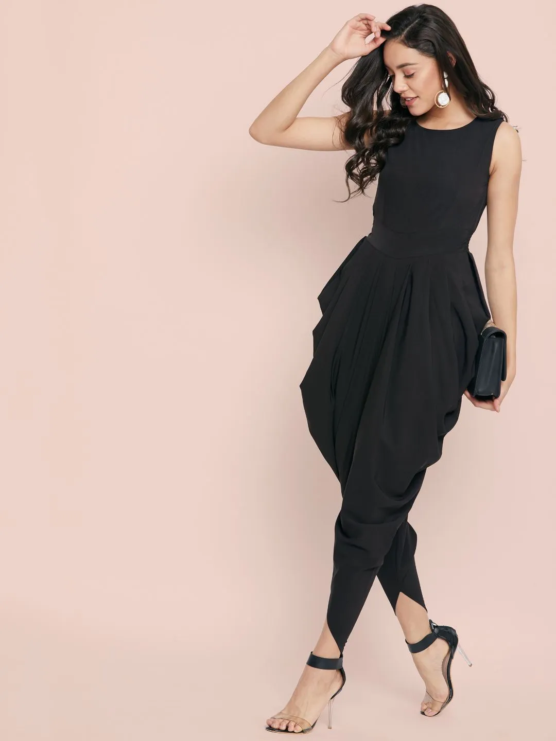 Elasticated Ethnic Dhoti Jumpsuit