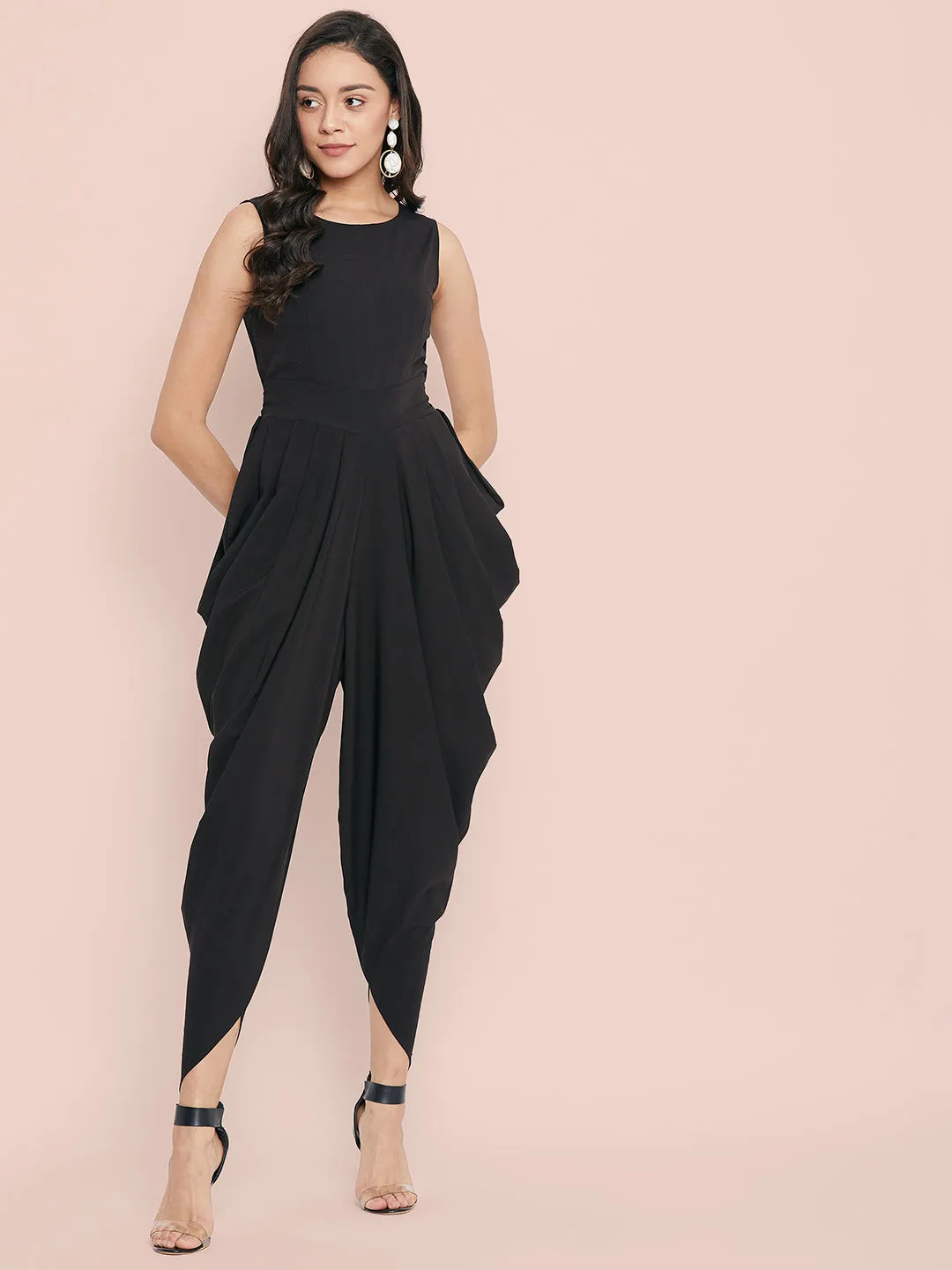 Elasticated Ethnic Dhoti Jumpsuit