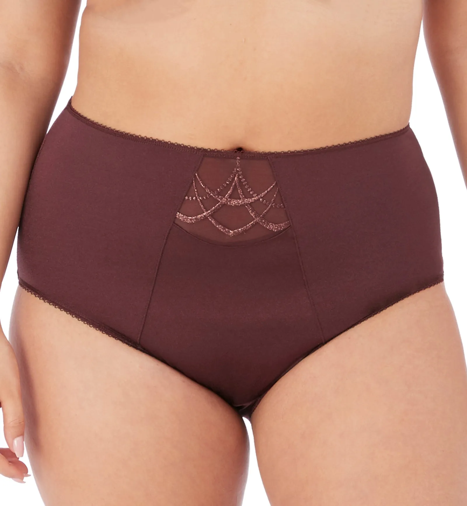 Elomi Cate Full Panty Brief (4036) - Raisin