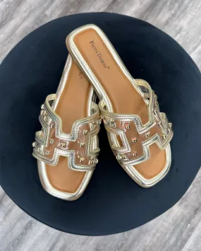 Empress Gold Sandals