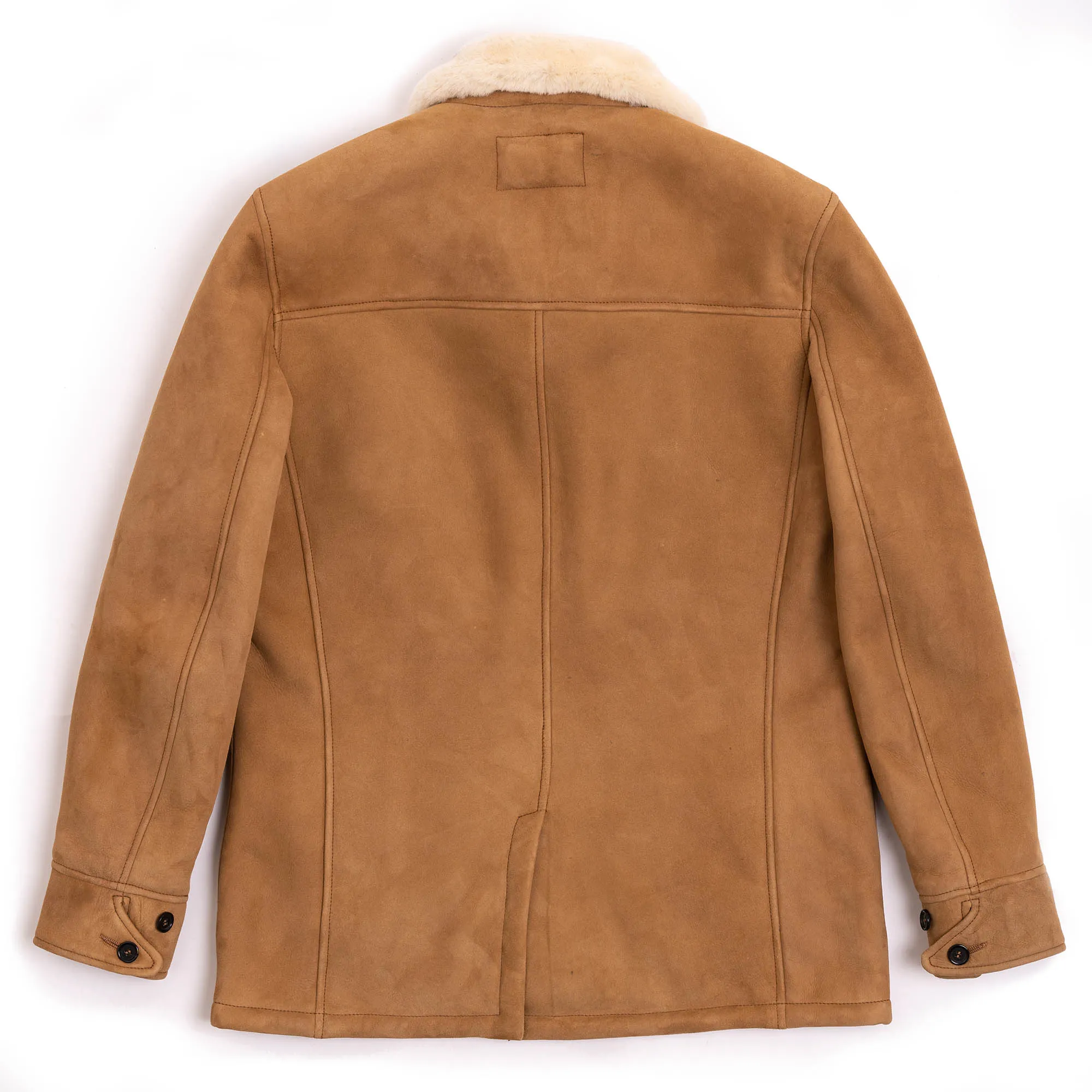 “Enzo” Sabbia Shearling Car Coat - Shangri-la Heritage