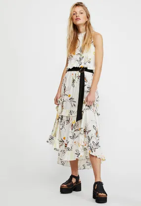 Free People - Anita Ivory Multi Print Maxi Dress