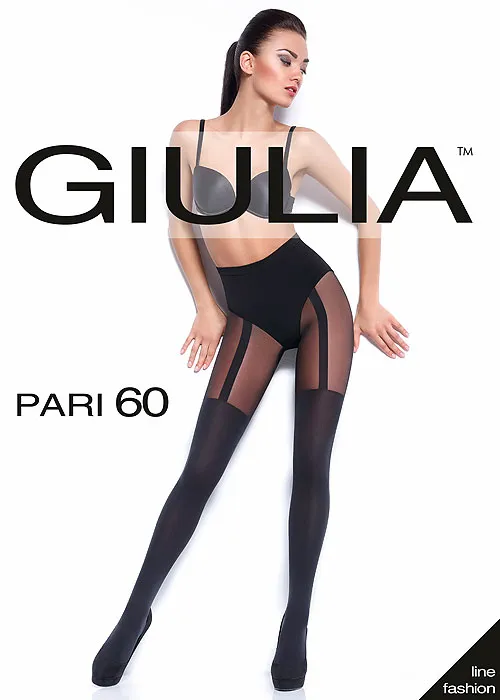 Giulia Pari 60 Mock Suspender Tights ()