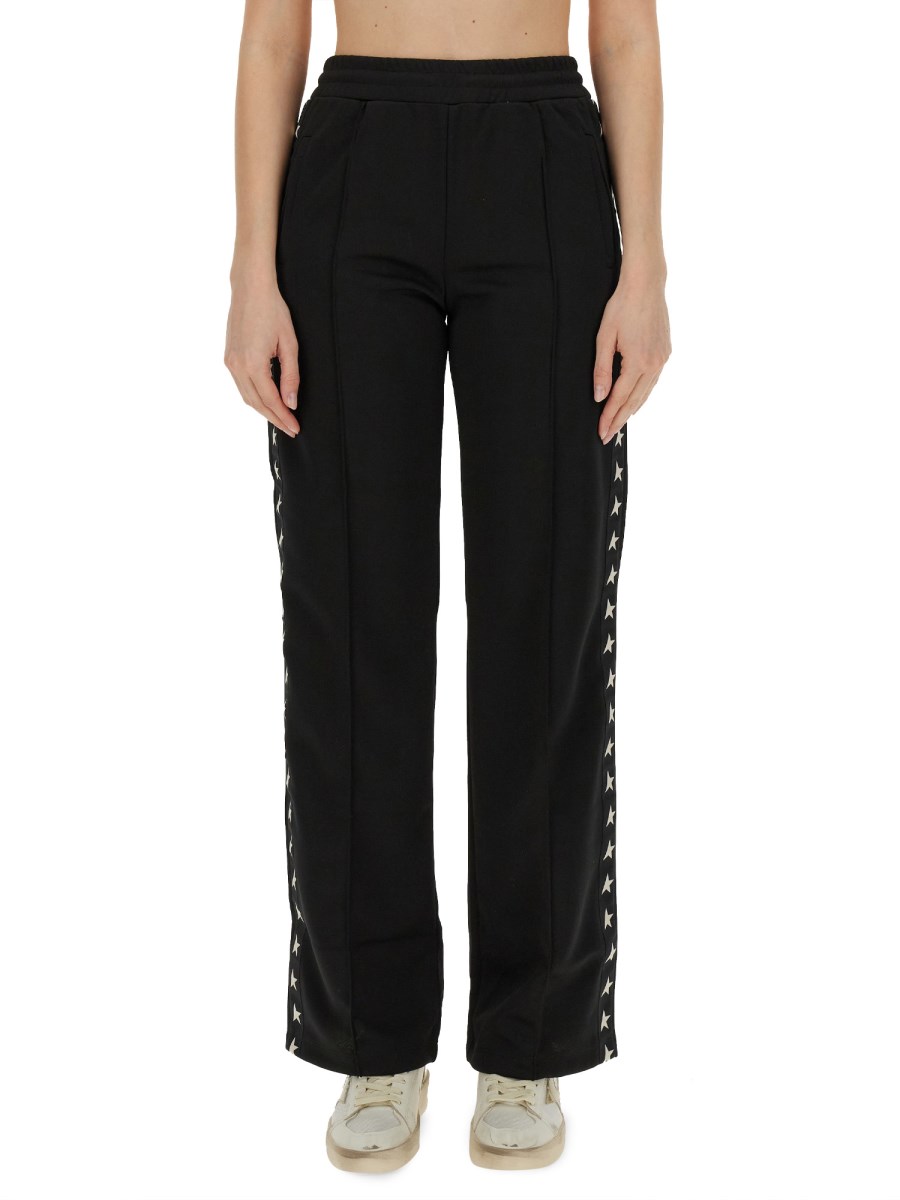 GOLDEN GOOSE    JOGGING PANTS DOROTEA WITH LOGO BANDS