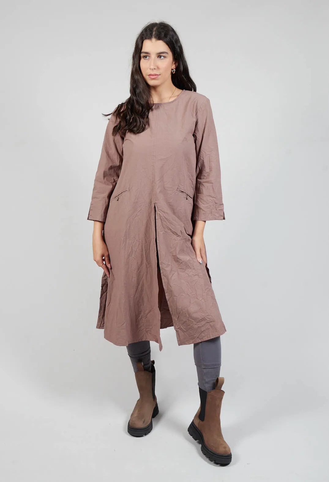 Grete Dress in Nutmeg