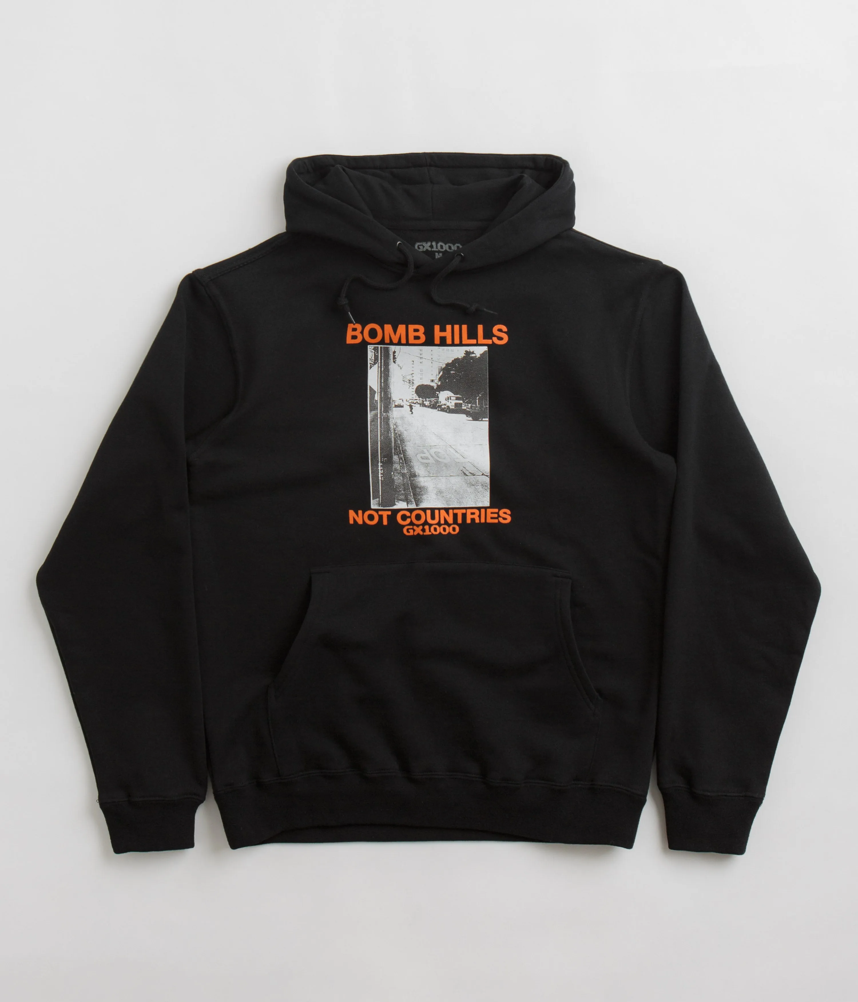 GX1000 Bomb Hills Hoodie - Black / Orange