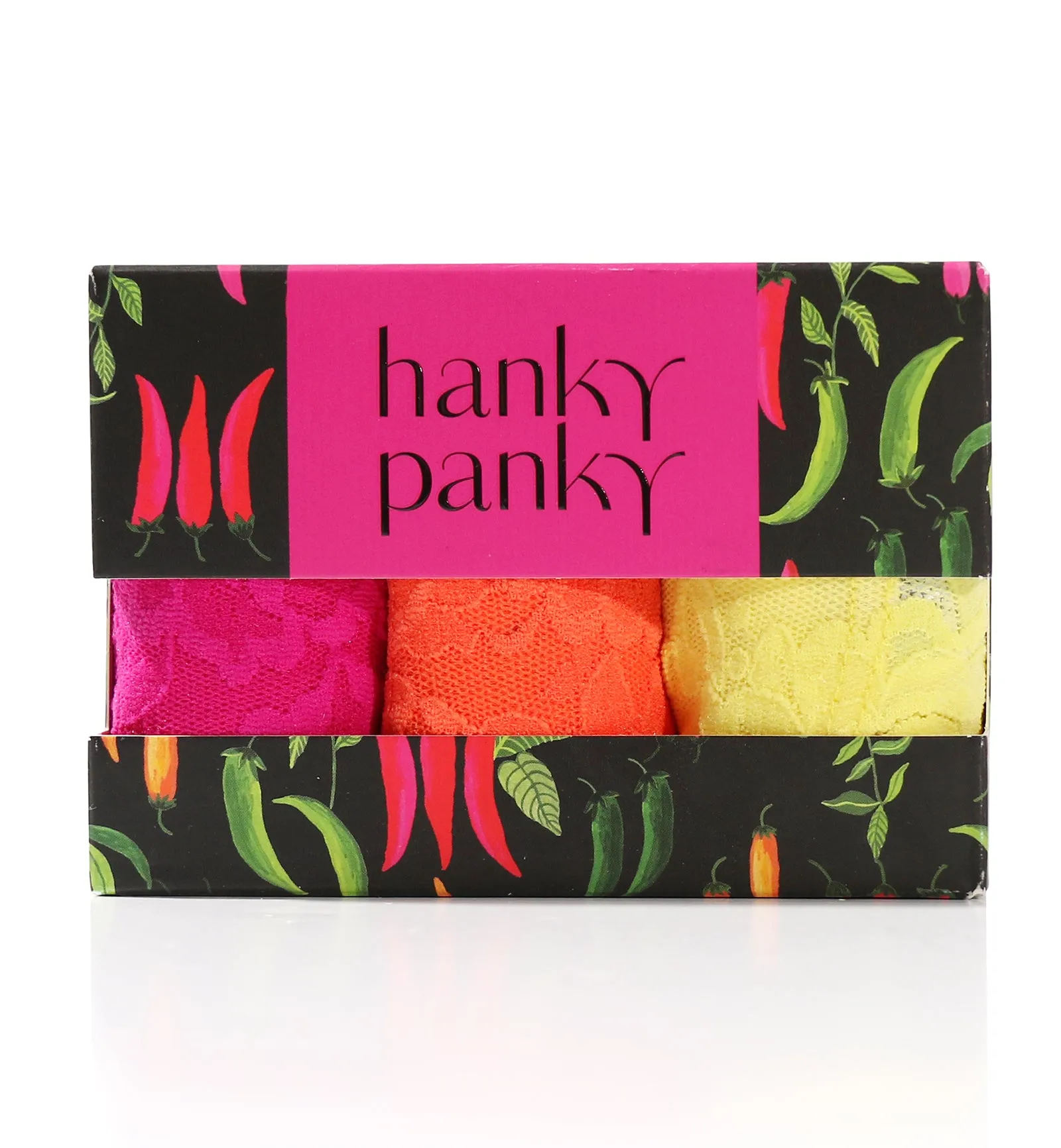 Hanky Panky 3-PACK Signature Lace Low Rise Thong (49113PK) - Extra Spice