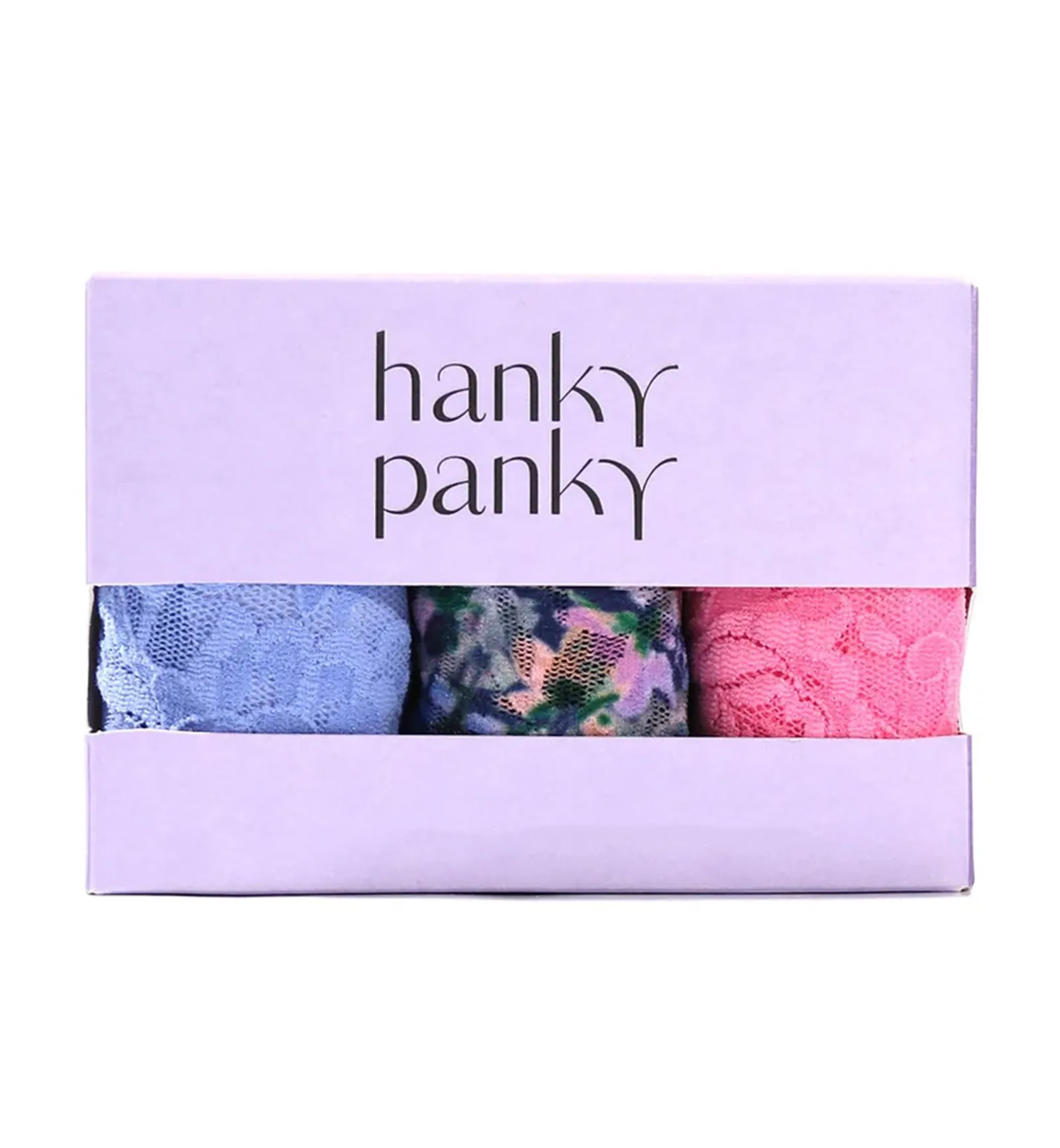 Hanky Panky 3-PACK Signature Lace Low Rise Thong (49113PK) - Staycation