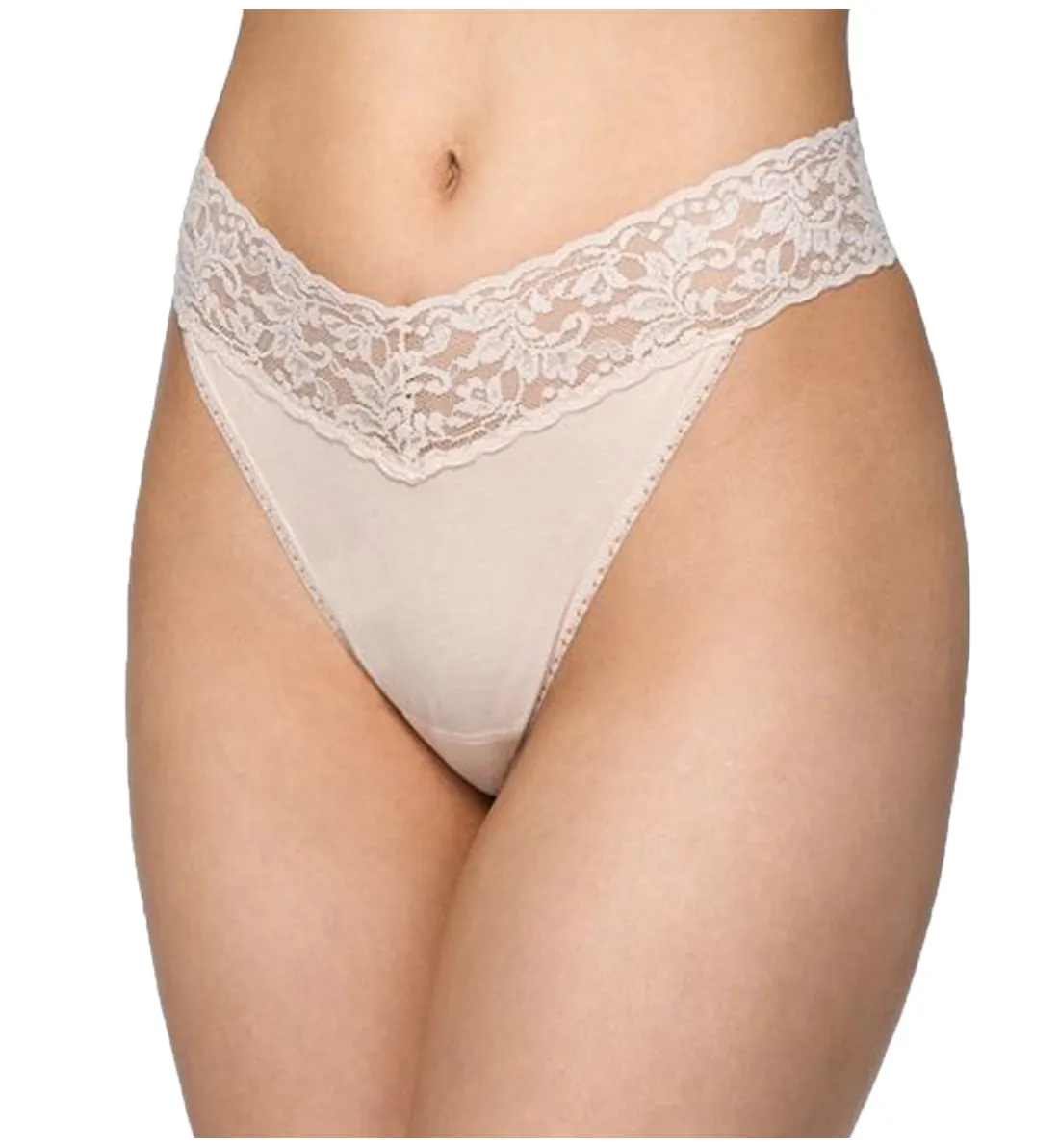 Hanky Panky Cotton Original Rise Thong (891801P) - Chai