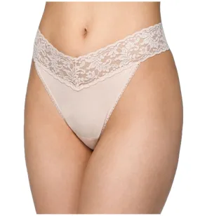 Hanky Panky Cotton Original Rise Thong (891801P) - Chai