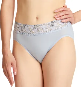 Hanky Panky Cotton-Spandex French Brief (892441) - Grey/Meadow