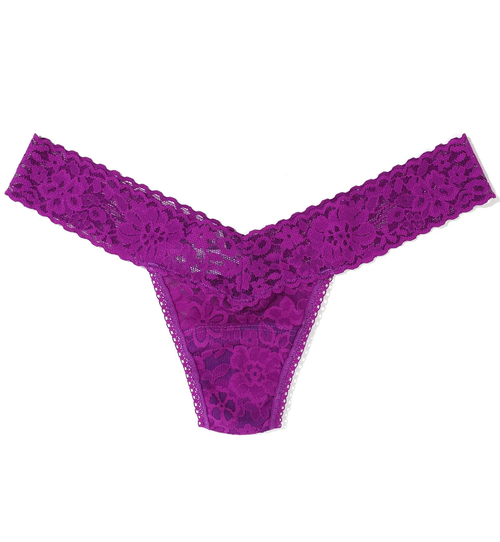 Hanky Panky Daily Lace Low Rise Thong (771001P) - Aster Garland