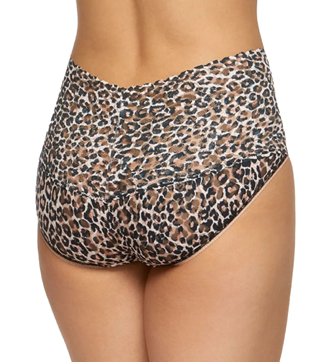 Hanky Panky Retro Lace Printed V-kini (PR9K2124) - Classic Leopard