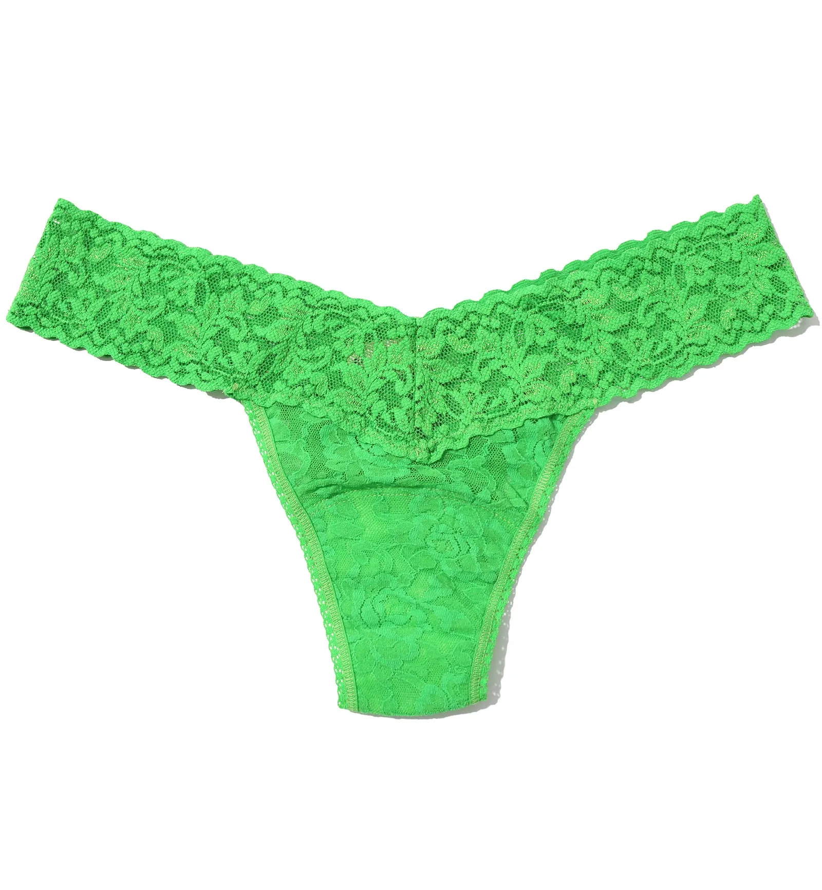 Hanky Panky Signature Lace Low Rise Thong (4911P) - Four Leaf Clover