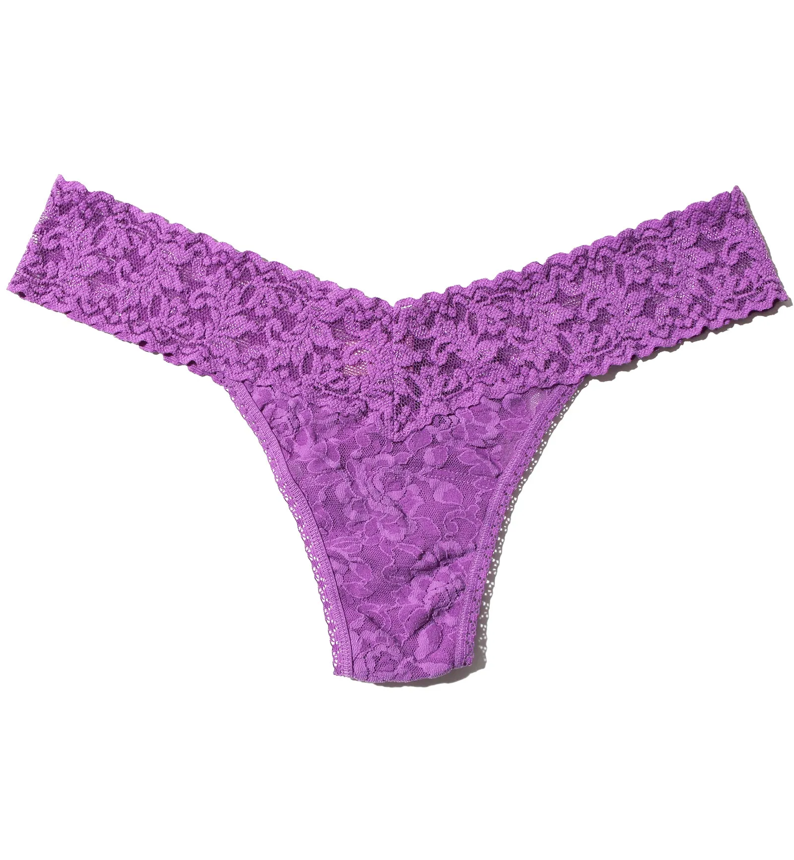 Hanky Panky Signature Lace Low Rise Thong (4911P) - Violet Haze