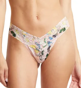 Hanky Panky Signature Lace Printed Low Rise Thong (PR4911P) - Cannes You Believe It