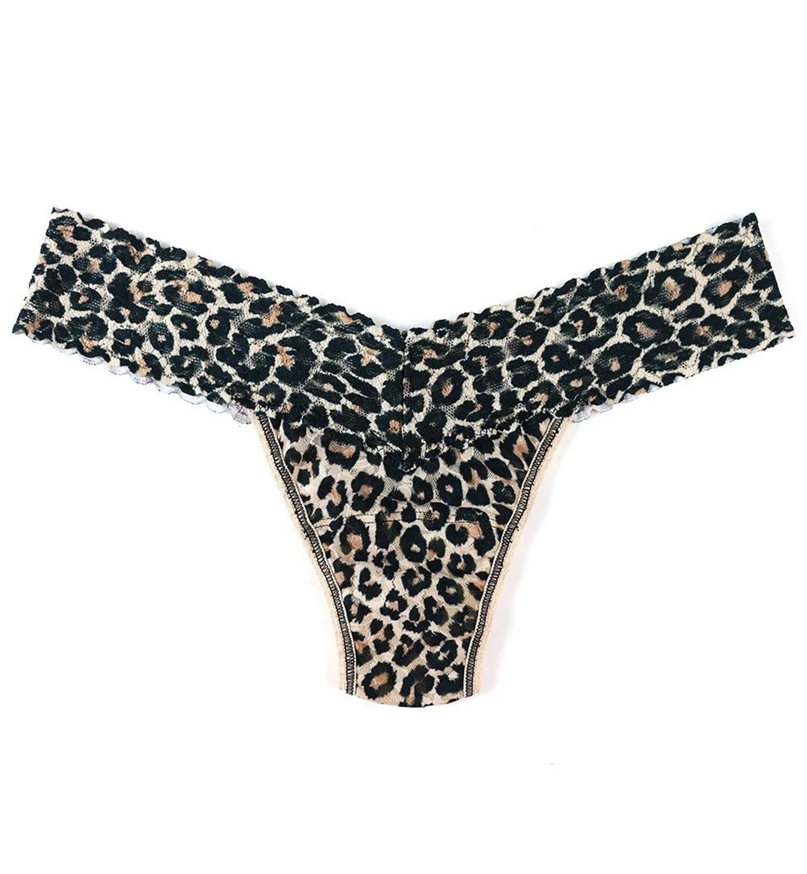 Hanky Panky Signature Lace Printed Low Rise Thong (PR4911P) - Classic Leopard