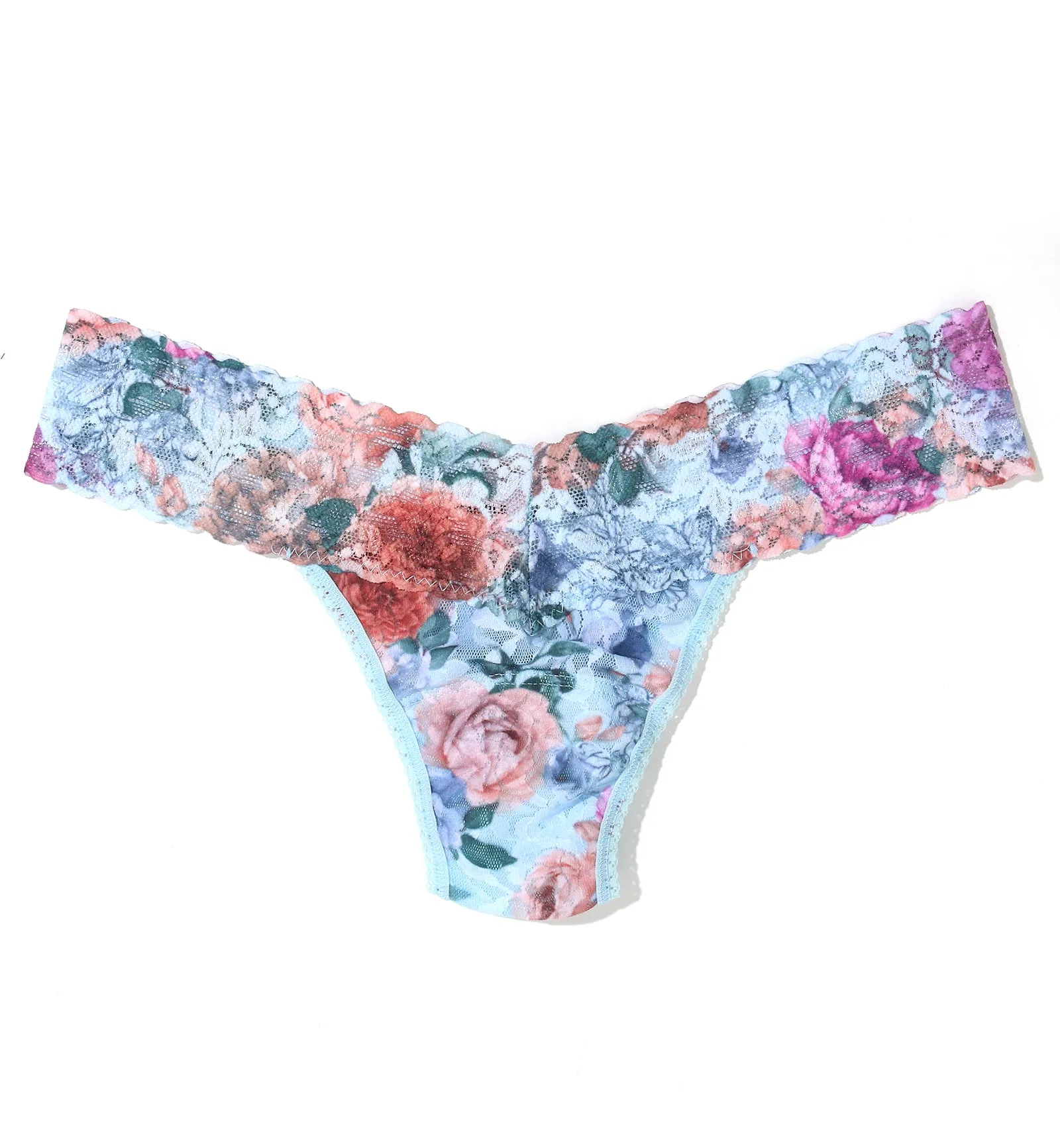 Hanky Panky Signature Lace Printed Low Rise Thong (PR4911P) - Tea for Two