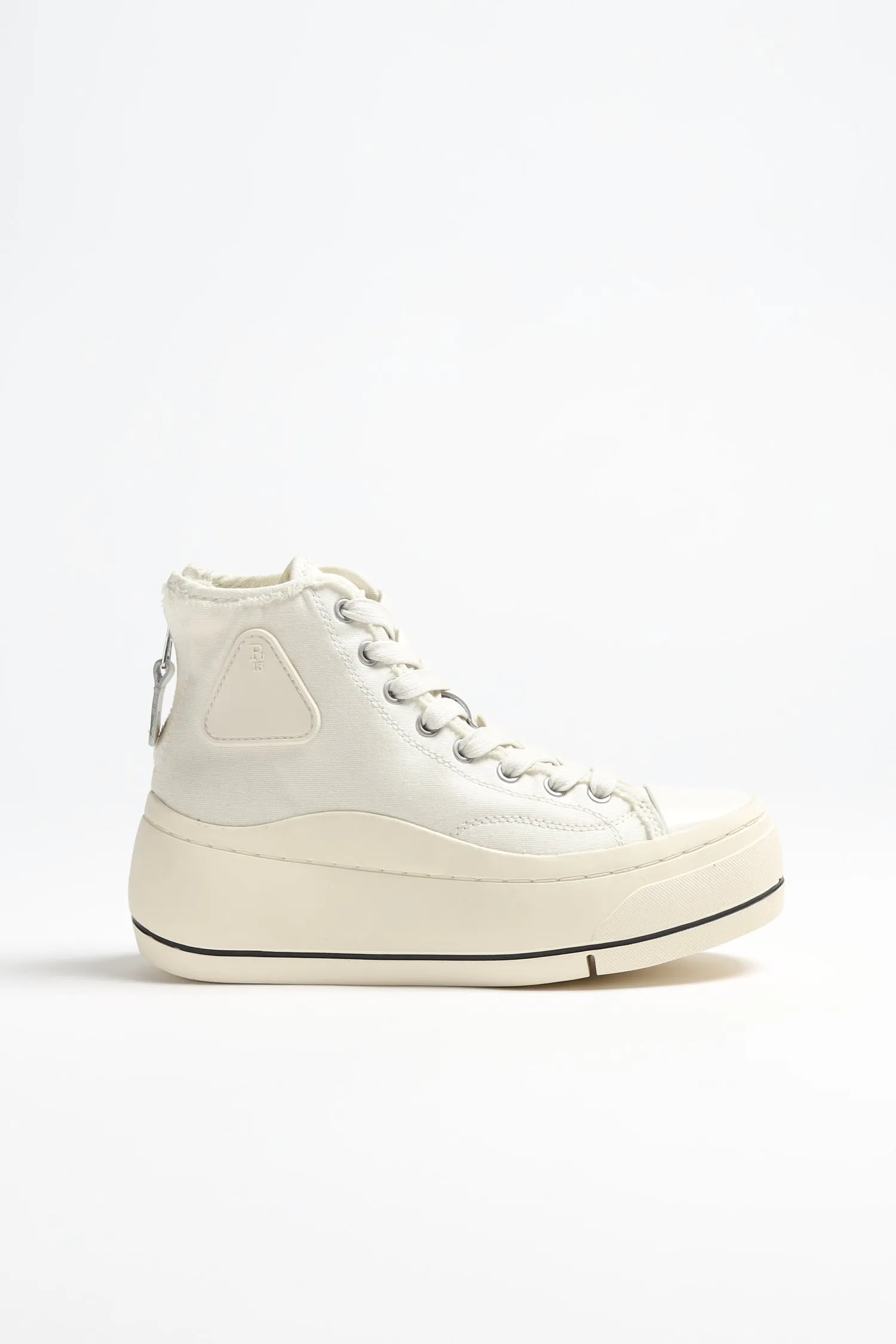 High Top Sneaker in Ecru