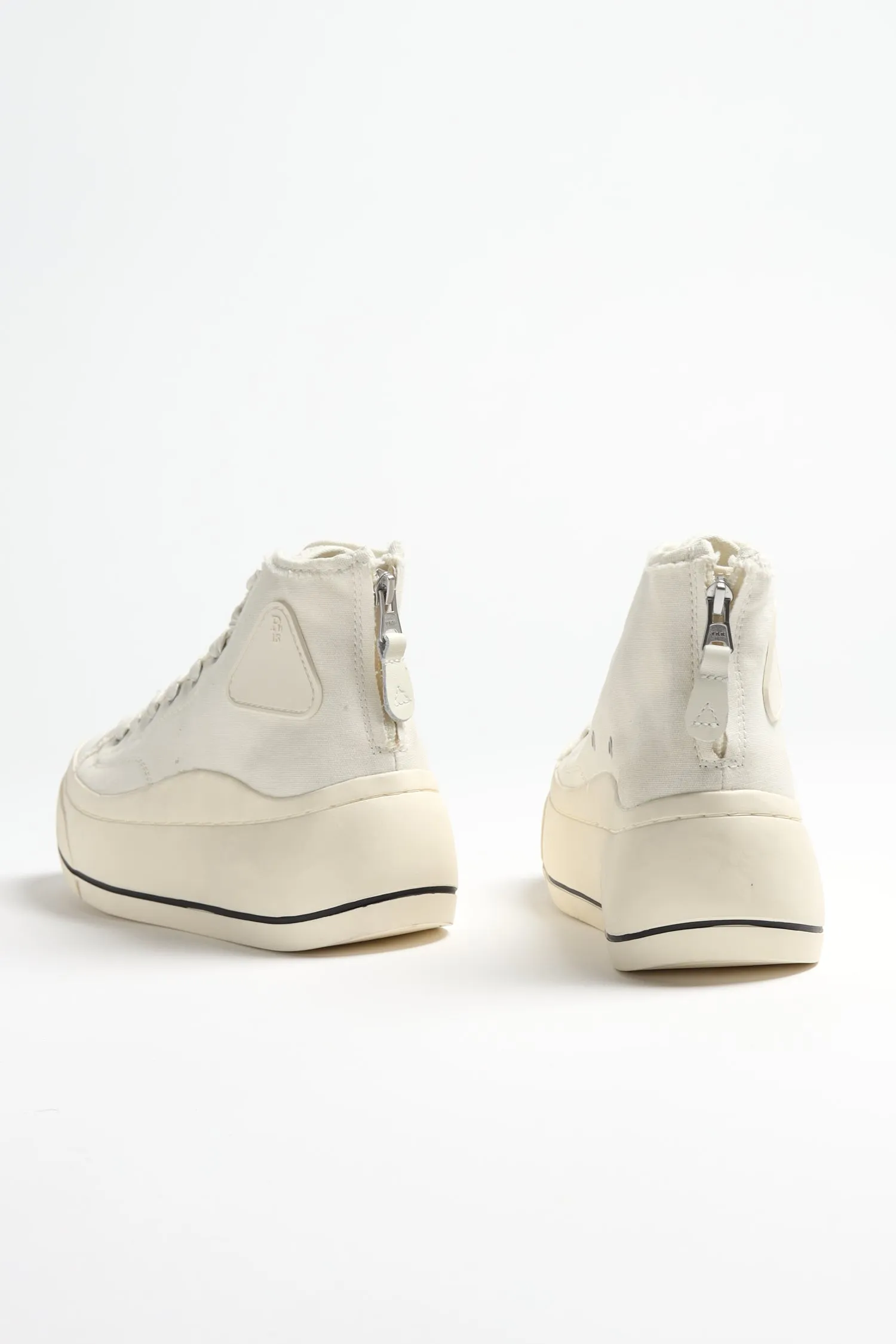 High Top Sneaker in Ecru