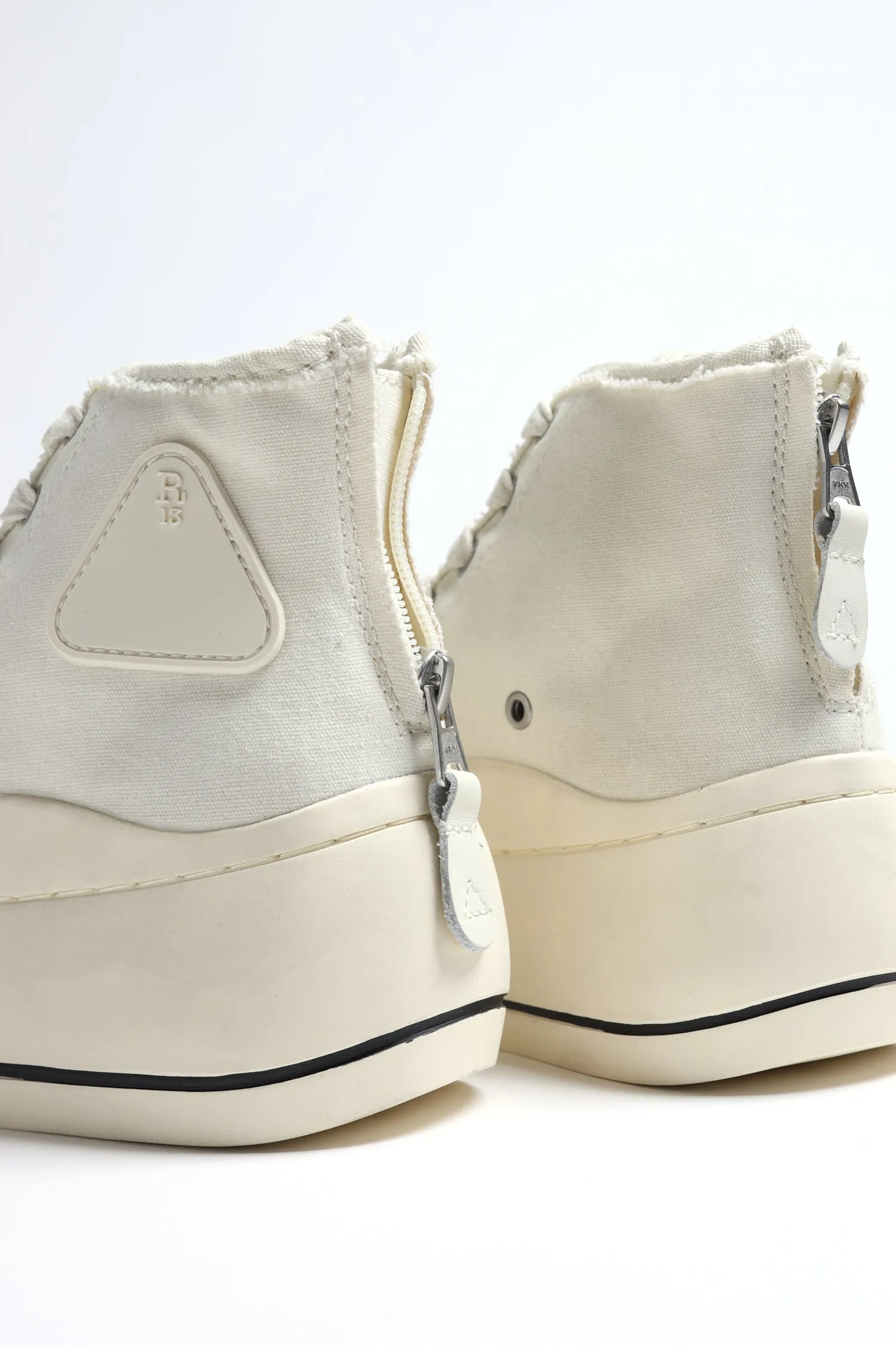 High Top Sneaker in Ecru