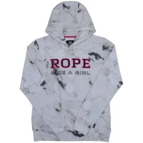 Hooey Youth White Rope Like A Girl Hoodie HH1163WH-Y