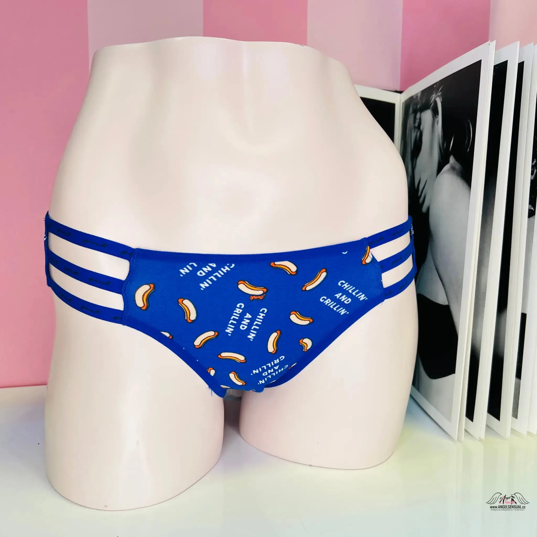 Hotdogs Strappy Logo Cheekster Panty