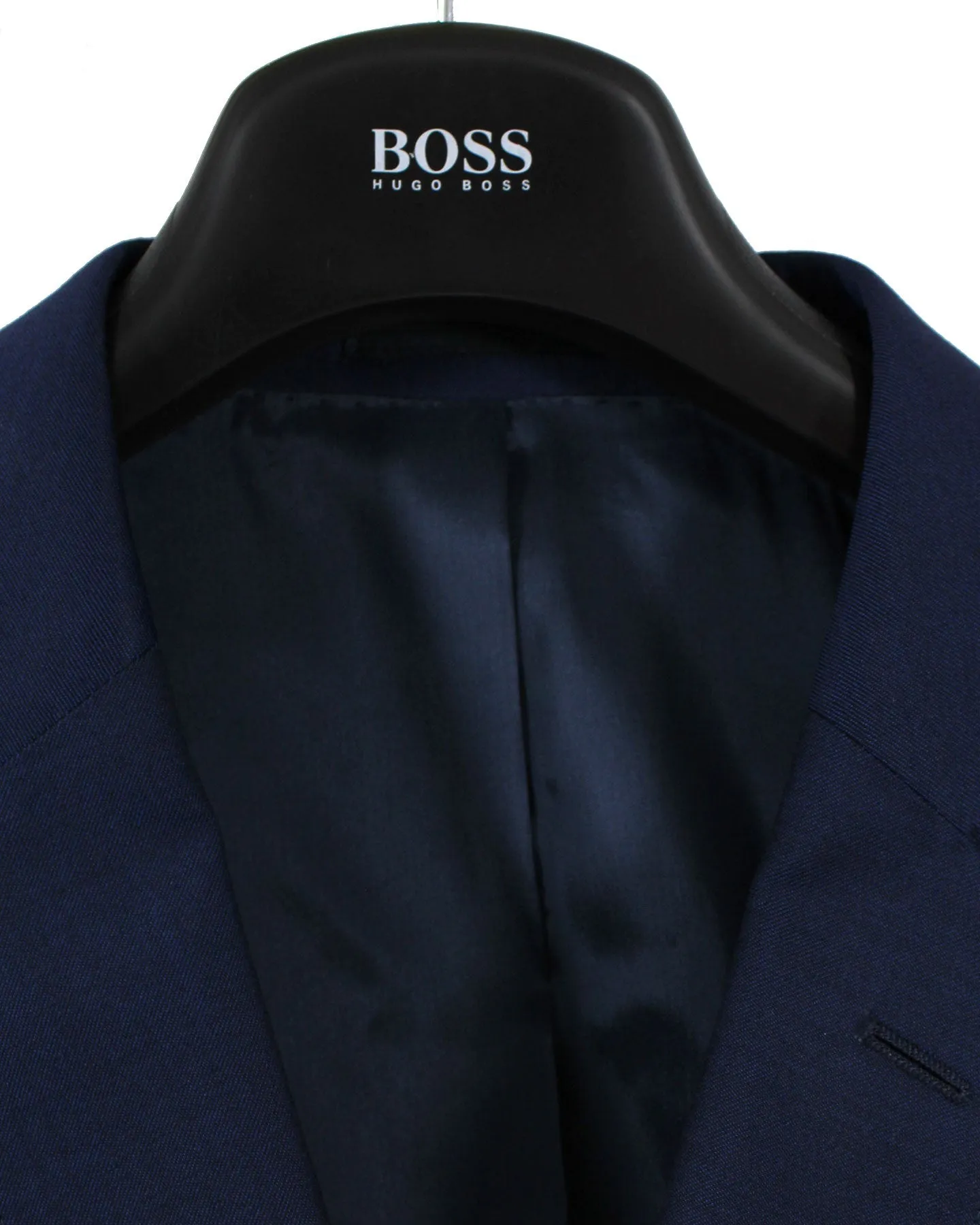 Hugo Boss Sport Coat Dark Blue - Virgin Wool Blazer EU 46 / US 36 L Slim Fit