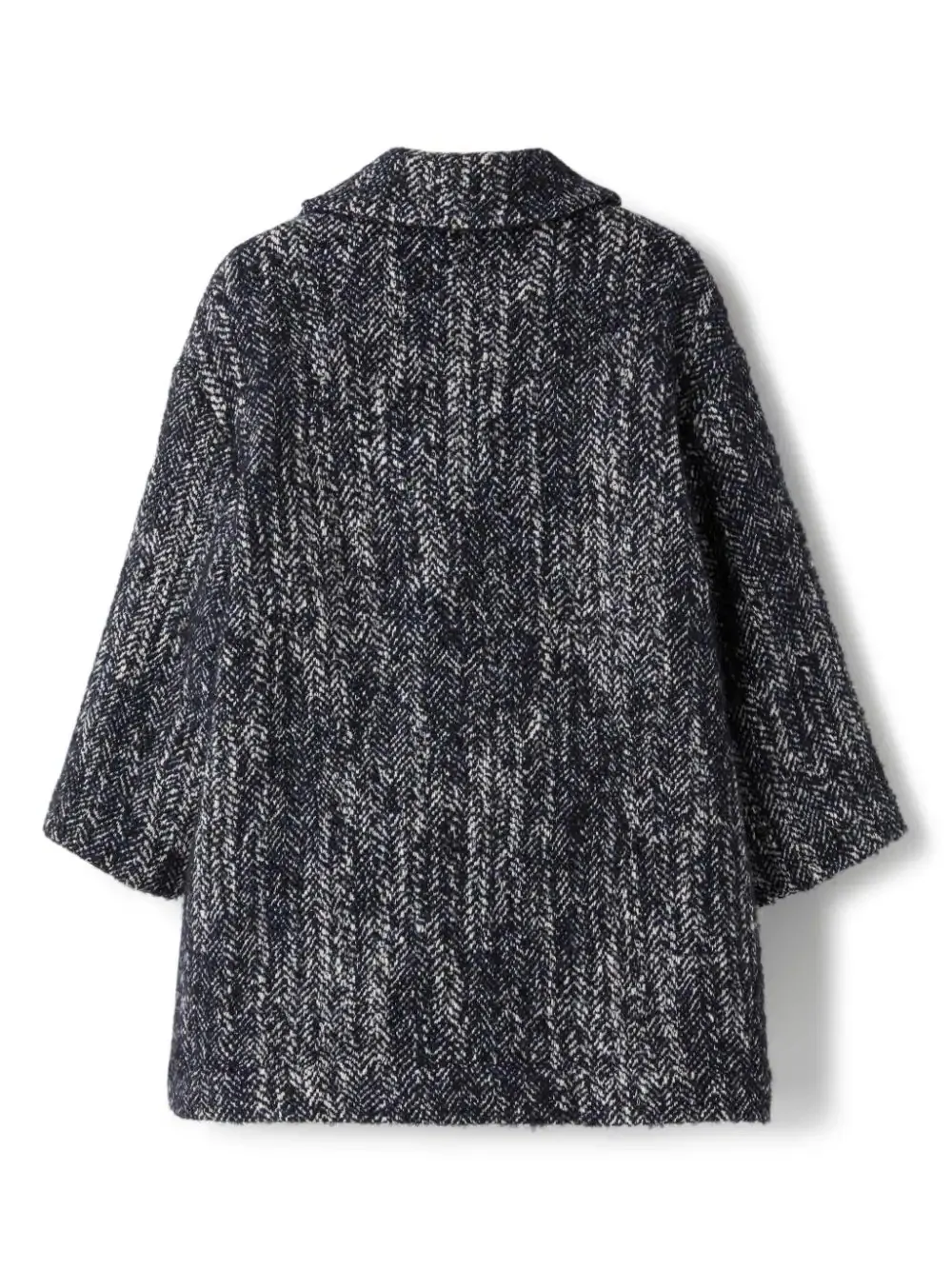 IL GUFO Blue Tweed Coat