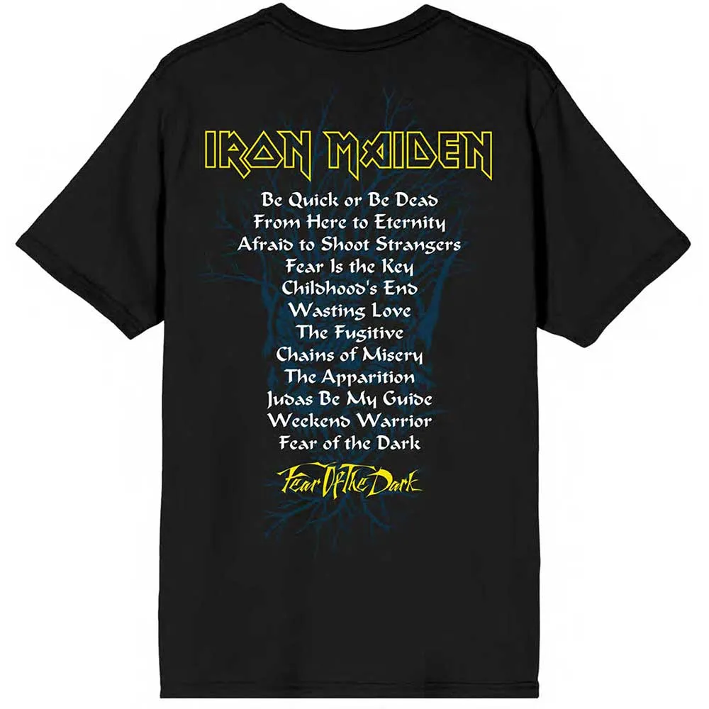 Iron Maiden Fear of the Dark Tracklist Shirt