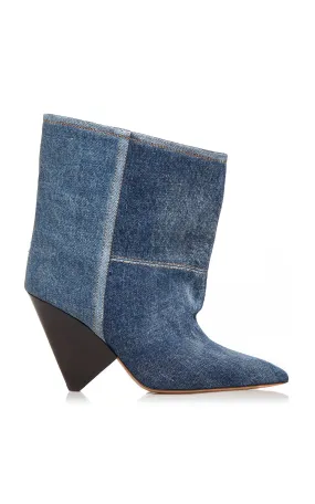 Isabel Marant Miyako Denim Ankle Boots