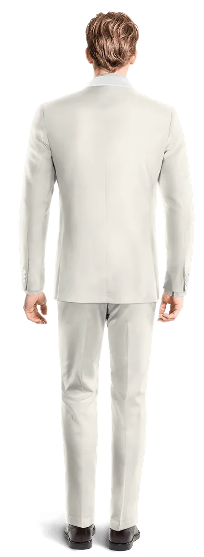 Ivory essential Tuxedo with shawl lapel