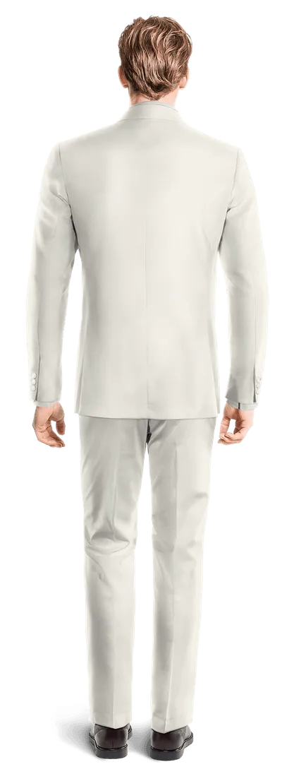 Ivory essential Tuxedo with wide lapel