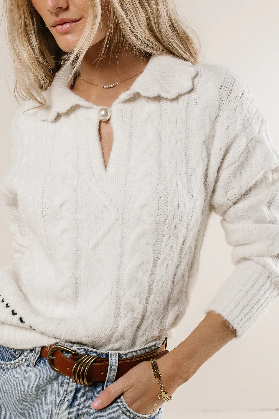 Ivy Cable Knit Sweater