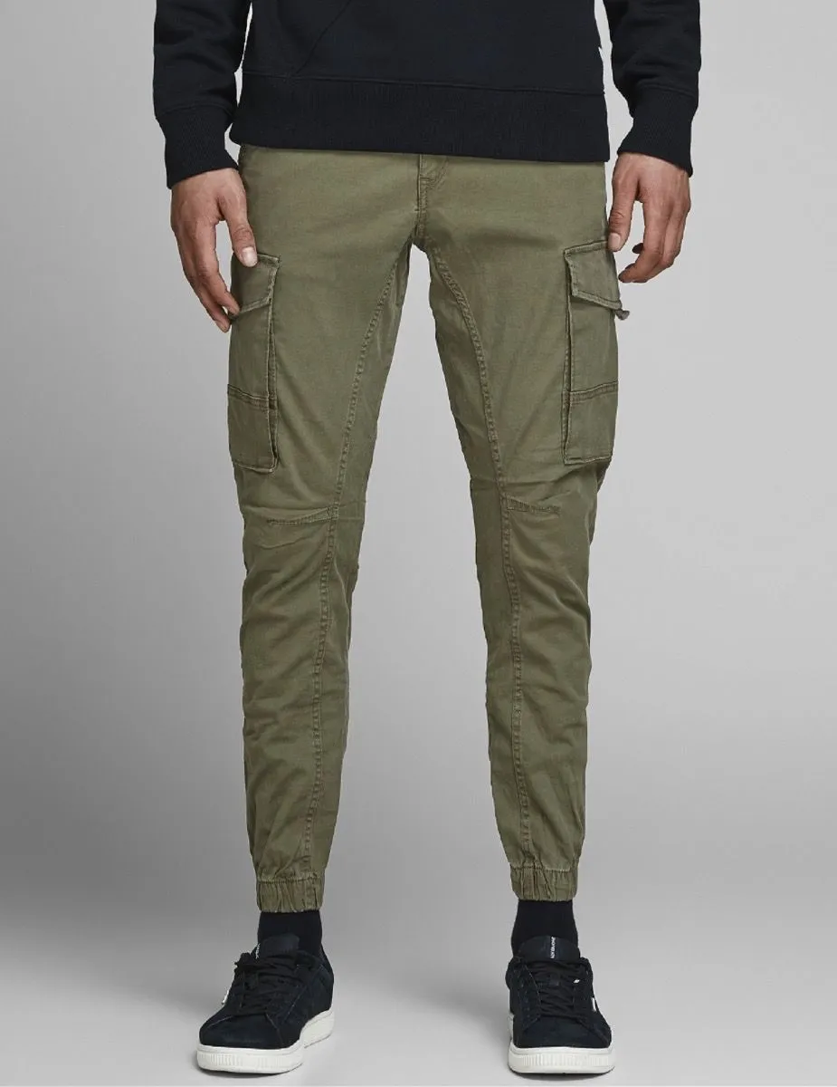 Jack & Jones Paul Flake Combat Pants Olive Night