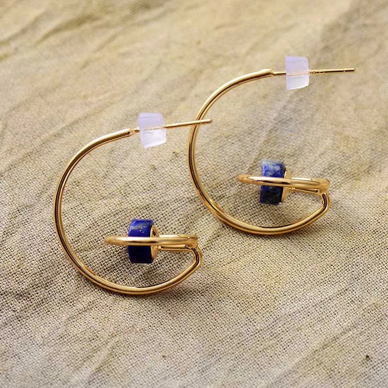 Jupiter Energy Hoop Earrings