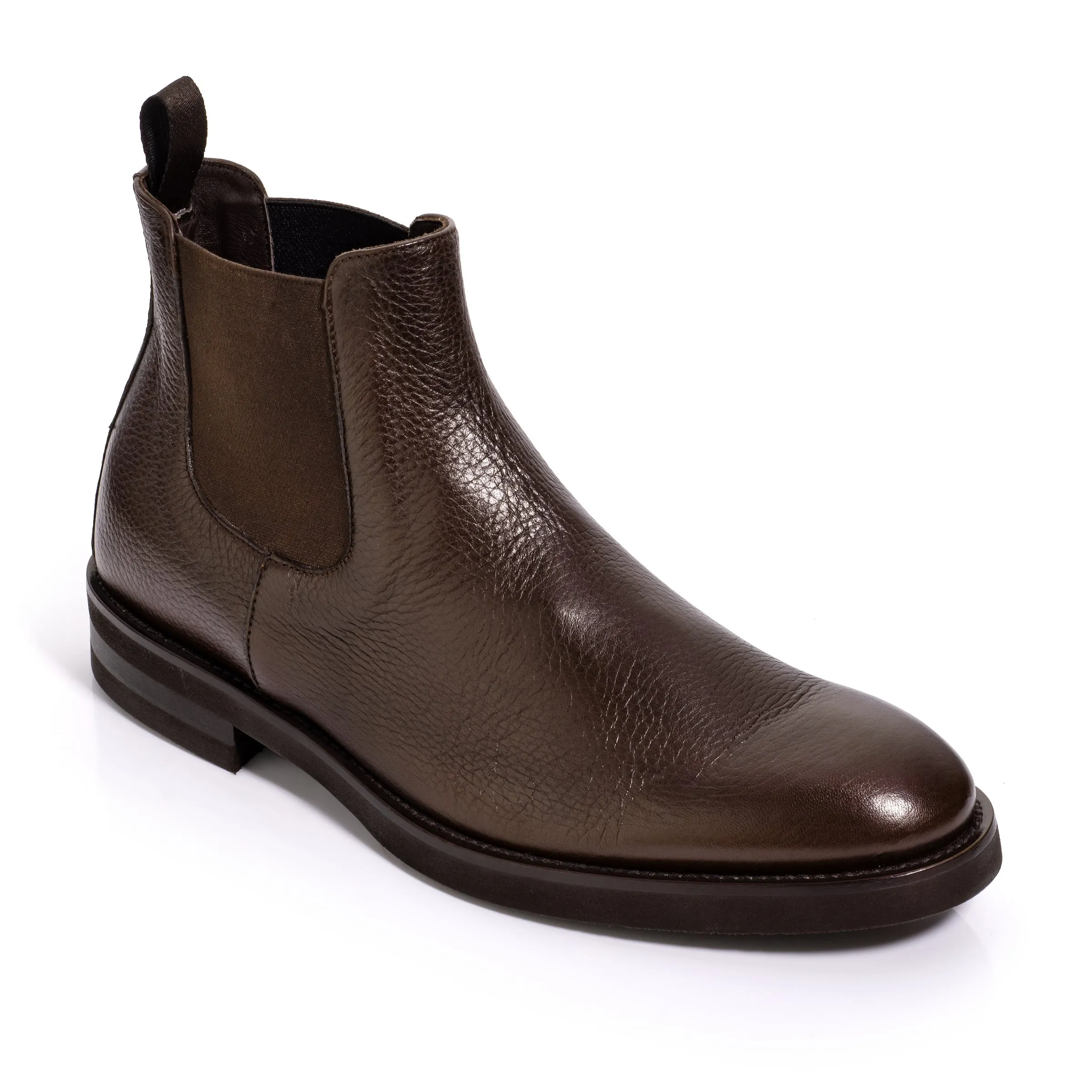 Leon Brown Deerskin Chelsea Boot