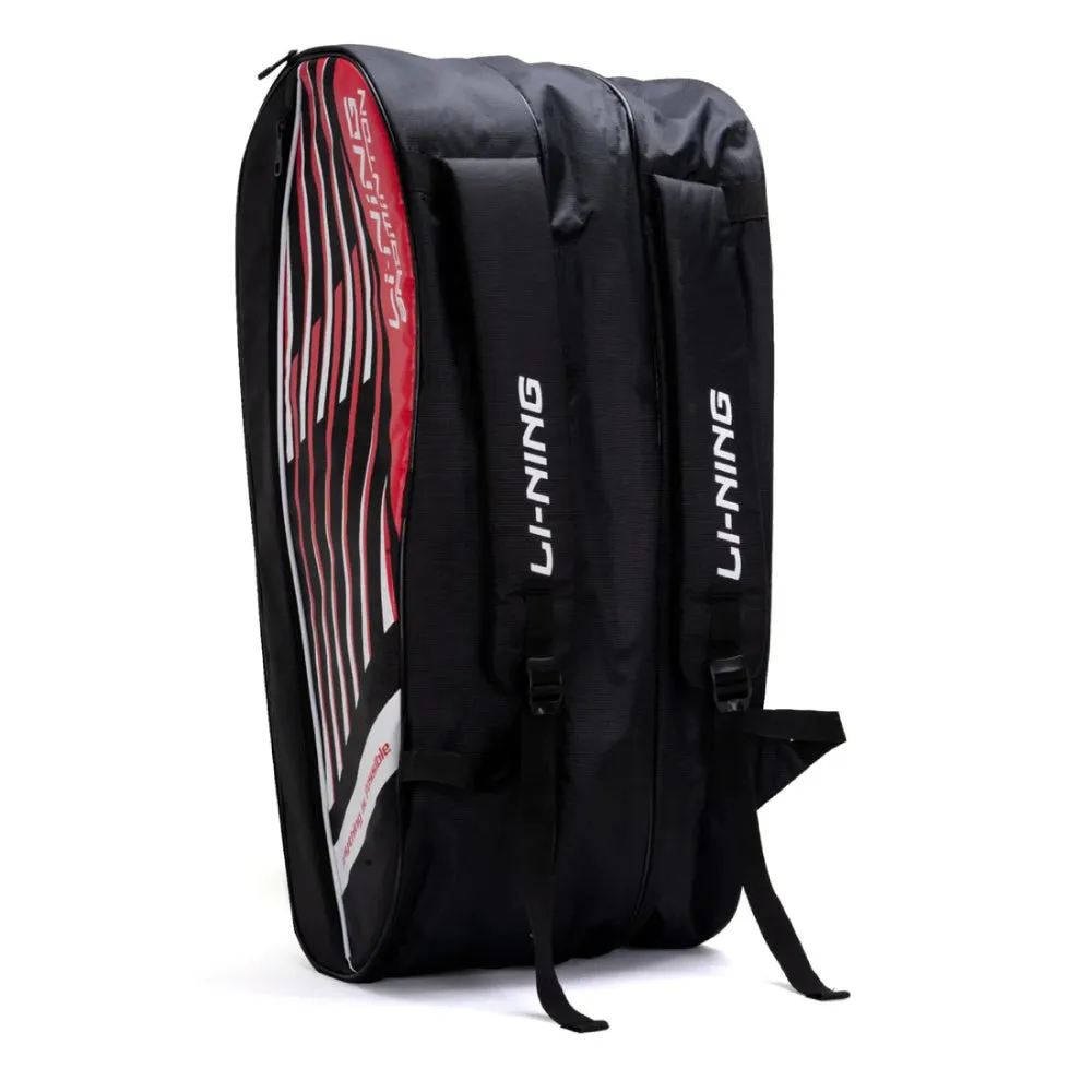 Li-Ning Flash Badminton Kit Bag (Black/Red)