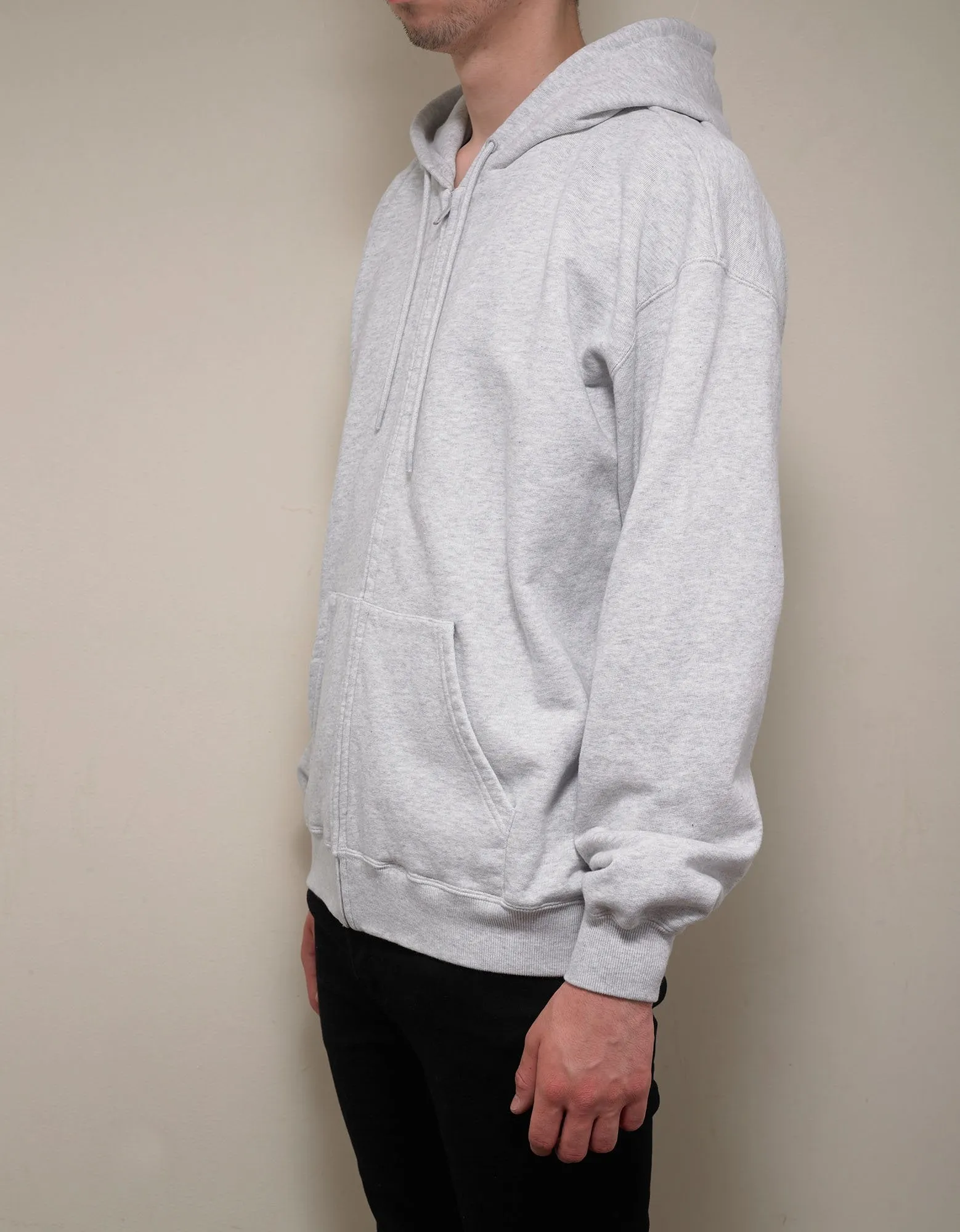 Light Grey Back BB Logo Print Hoodie