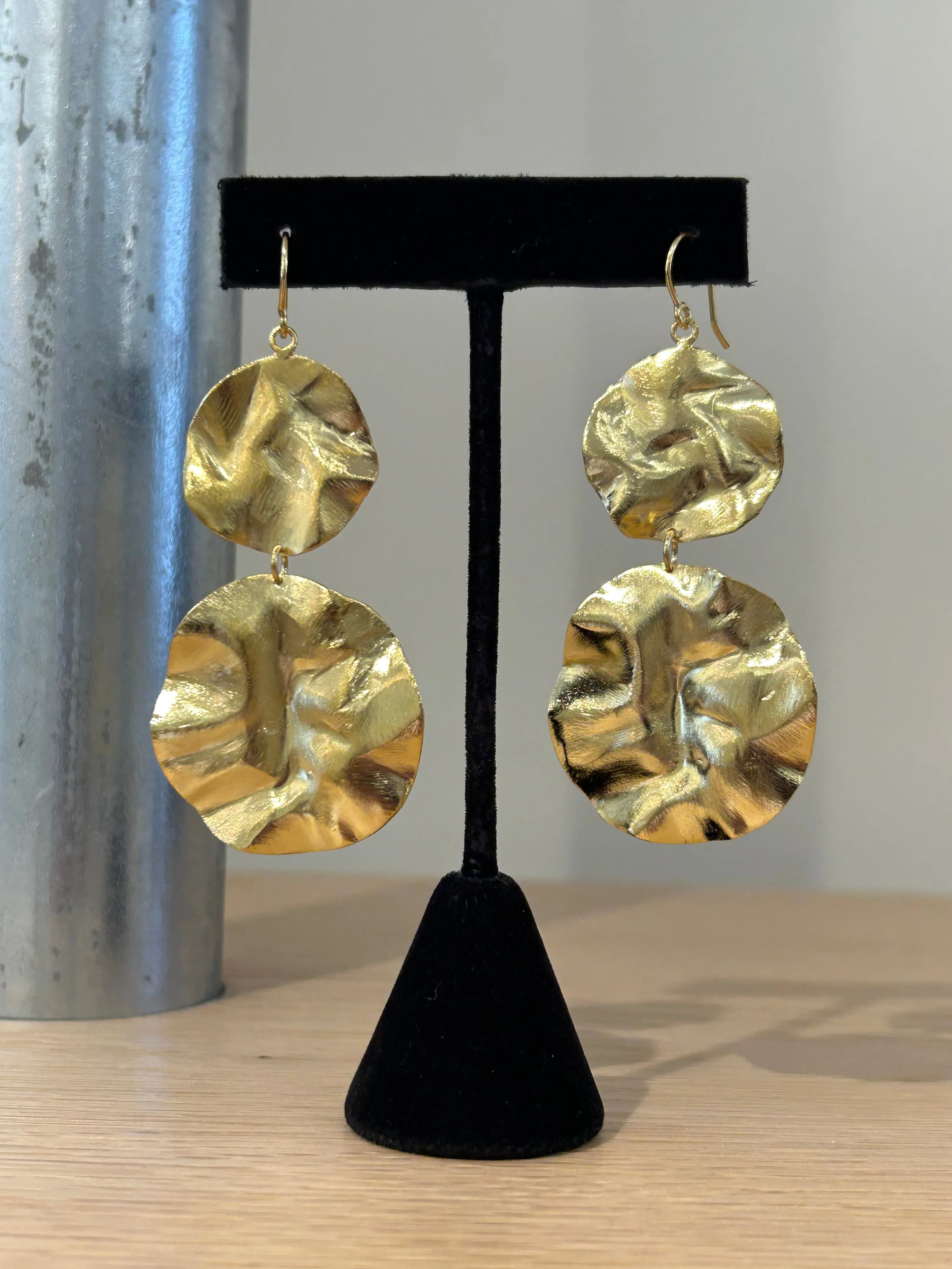 MARCIA MORAN ALINA DISK EARRINGS