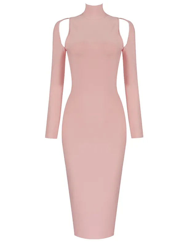 Margot Pink Midi Dress