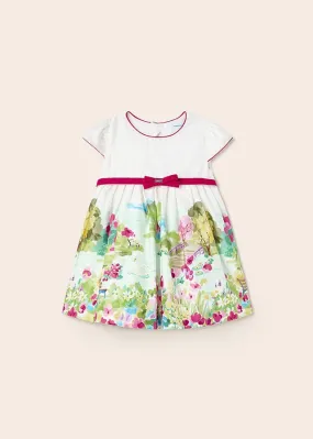 Mayoral Dress for baby girl - White