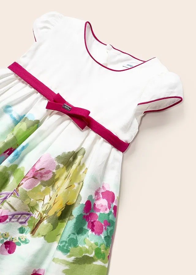 Mayoral Dress for baby girl - White