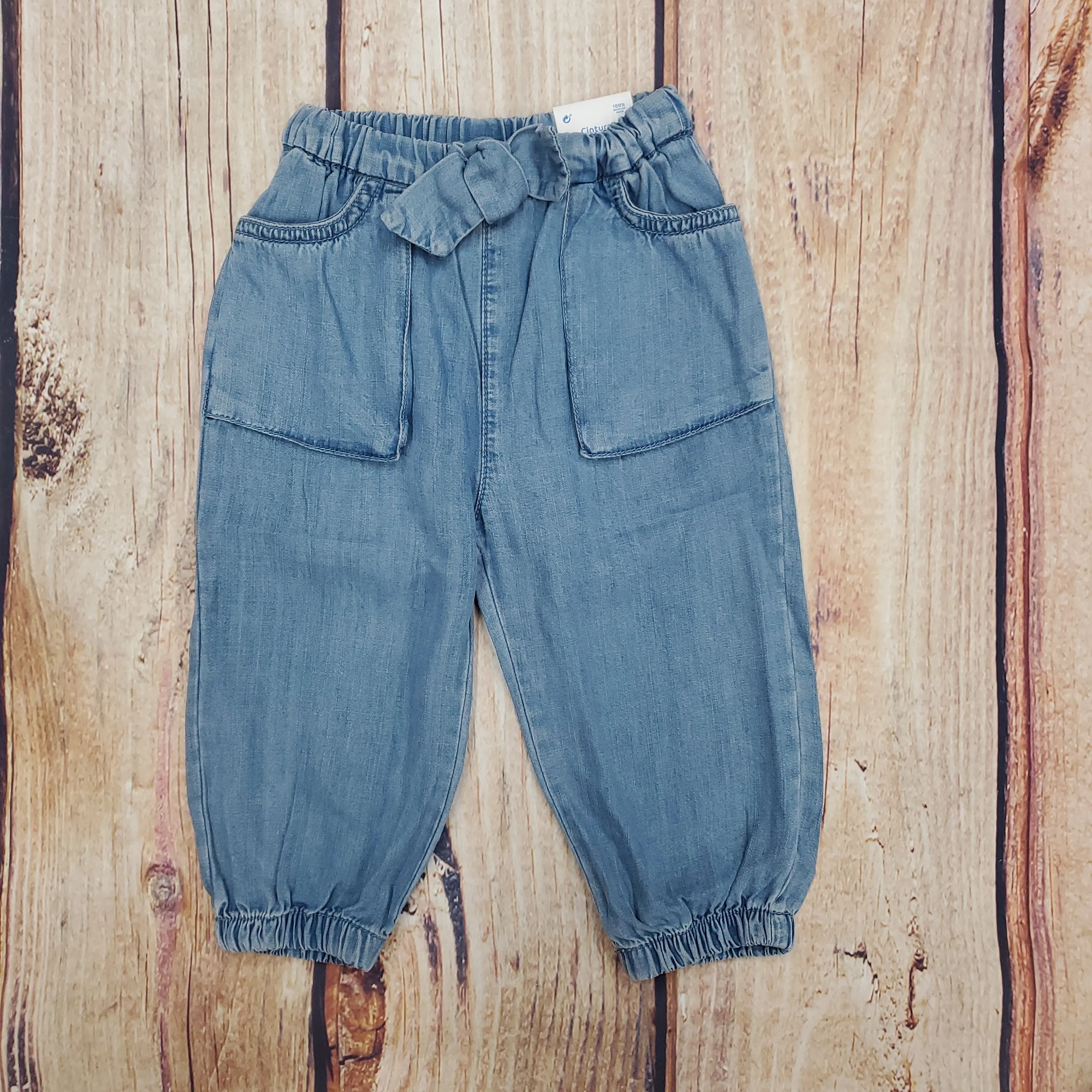 Mayoral Flowy Denim Pants