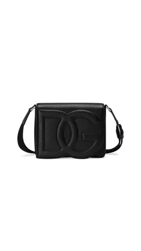 Medium Dg Logo Bag Crossbody Bag - Black