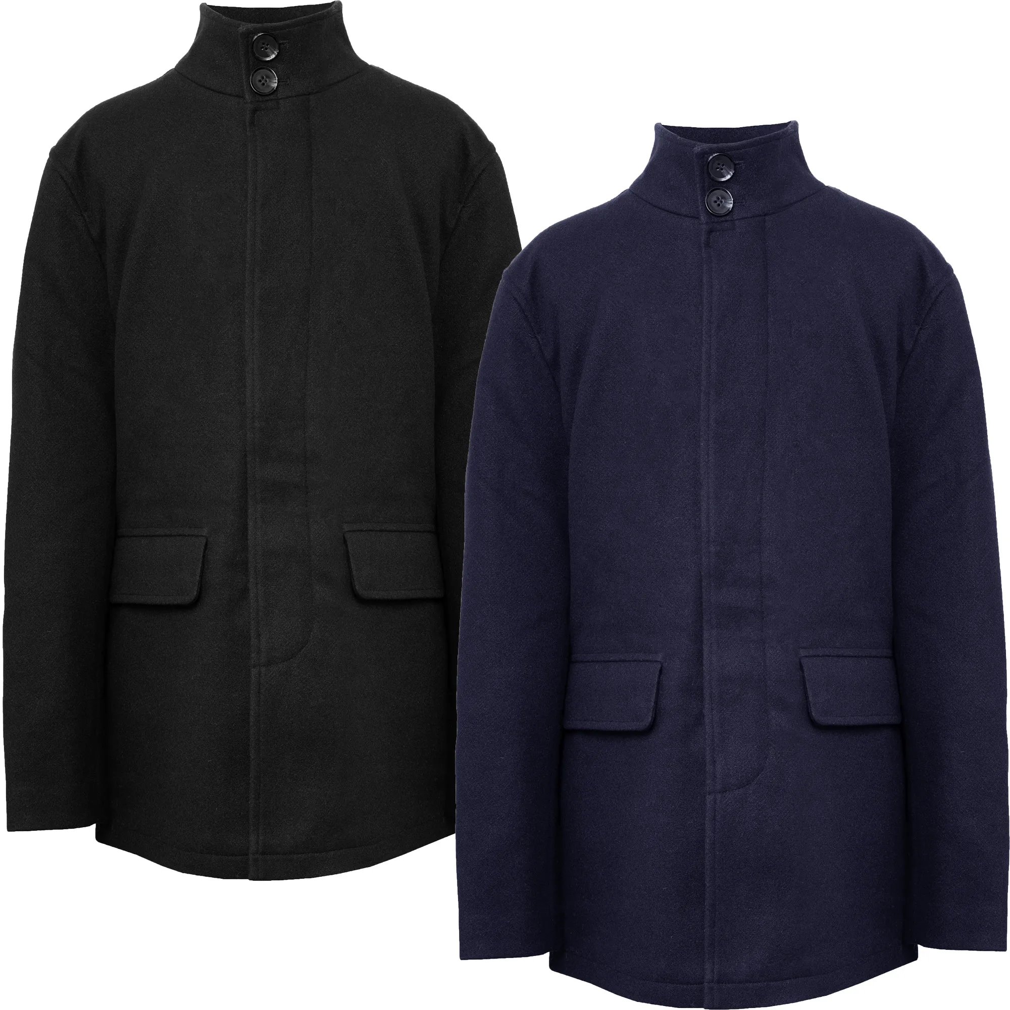 Men’s Smart Casual Wool Blend Coat