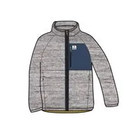 Men's Incline Recycled Polartec Fleece - Grey Marl