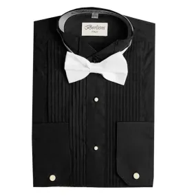 Men's tuxedo dress shirt with bowtie